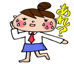 Sticker of Odango U-ko say honorific sticker #7710851