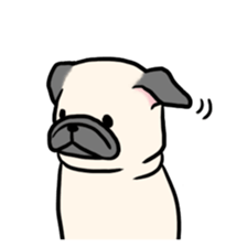 Me the Pug sticker #7710913