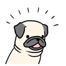 Me the Pug sticker #7710914