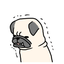 Me the Pug sticker #7710924