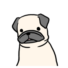 Me the Pug sticker #7710934