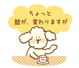 The toypoodle speaking honorifics sticker #7711084