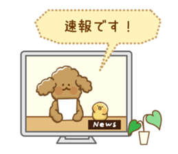 The toypoodle speaking honorifics sticker #7711088
