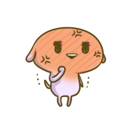 easygoing soft dog! sticker #7711691