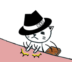 DandyCat English version sticker #7711921