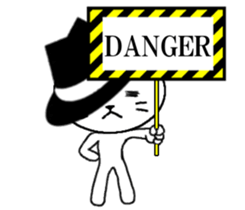 DandyCat English version sticker #7711933