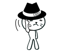 DandyCat English version sticker #7711934