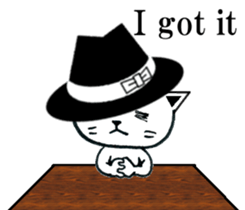 DandyCat English version sticker #7711939