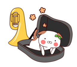 Sound!Stamp of wind music sticker #7711958