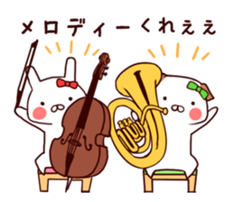 Sound!Stamp of wind music sticker #7711960