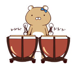 Sound!Stamp of wind music sticker #7711968