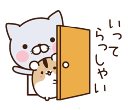 Nya-kichi, and Hamuzo(A/W ver.) sticker #7712109