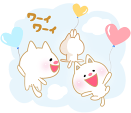 Soft pastel cat there were.2 sticker #7712308