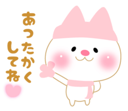 Soft pastel cat there were.2 sticker #7712312