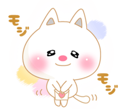 Soft pastel cat there were.2 sticker #7712317