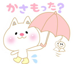 Soft pastel cat there were.2 sticker #7712323