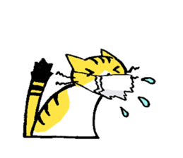 tabby cat diary 2 sticker #7712410