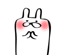 A square rabbit sticker #7712552