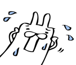 A square rabbit sticker #7712564