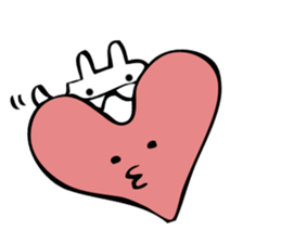 A square rabbit sticker #7712581