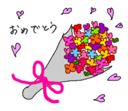Wife drew a picture with a pen mouse sticker #7712771