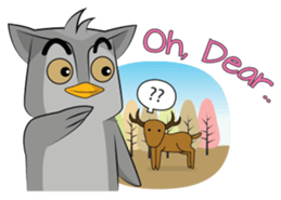Lovely Owl [ENG] sticker #7712868