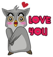 Lovely Owl [ENG] sticker #7712869