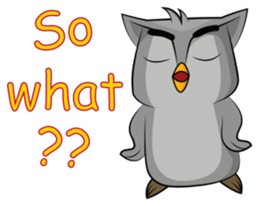 Lovely Owl [ENG] sticker #7712874