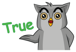 Lovely Owl [ENG] sticker #7712875