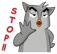 Lovely Owl [ENG] sticker #7712879