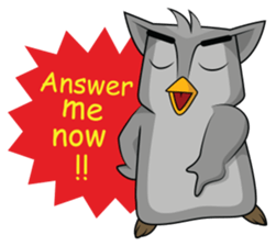 Lovely Owl [ENG] sticker #7712884