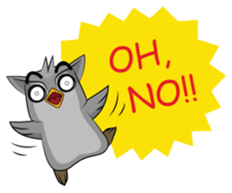 Lovely Owl [ENG] sticker #7712885