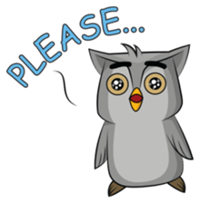 Lovely Owl [ENG] sticker #7712889