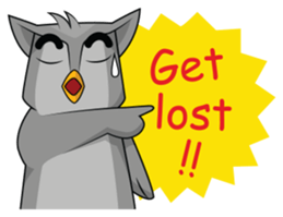 Lovely Owl [ENG] sticker #7712892