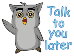 Lovely Owl [ENG] sticker #7712907