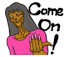 Pink beldam's attack sticker #7713161