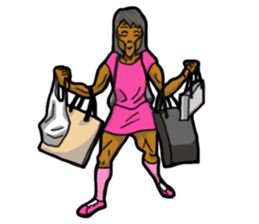 Pink beldam's attack sticker #7713169