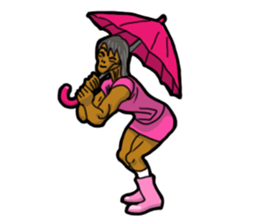 Pink beldam's attack sticker #7713178