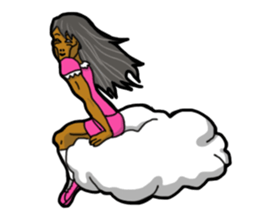 Pink beldam's attack sticker #7713179