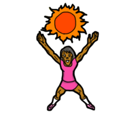 Pink beldam's attack sticker #7713180