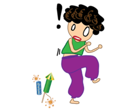 Sam_boy fun sticker #7713369