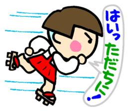 Showa retro girl 2 sticker #7713414