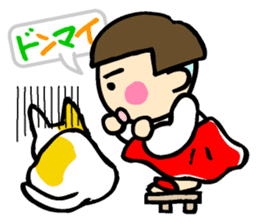 Showa retro girl 2 sticker #7713417