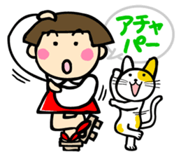 Showa retro girl 2 sticker #7713421