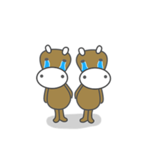 Japanese beef(Tohoku dialect sticker #7713554