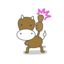 Japanese beef(Tohoku dialect sticker #7713567