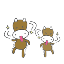 Japanese beef(Tohoku dialect sticker #7713585