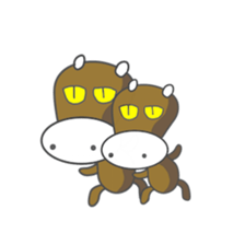 Japanese beef(Tohoku dialect sticker #7713586