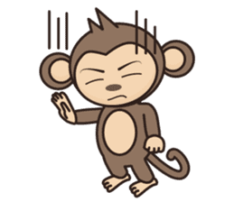 Ramen love to cool monkey sticker #7713639