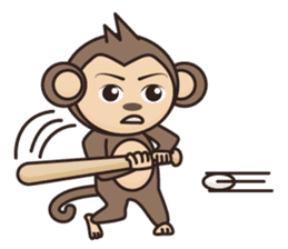 Ramen love to cool monkey sticker #7713652